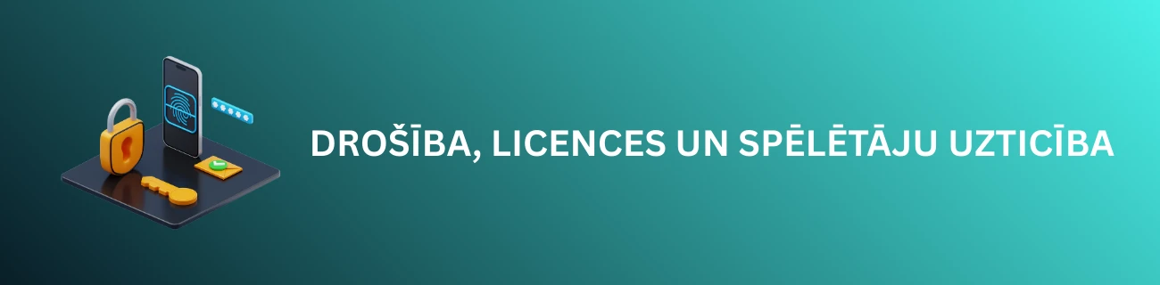Drošība, licences un spēlētāju uzticība