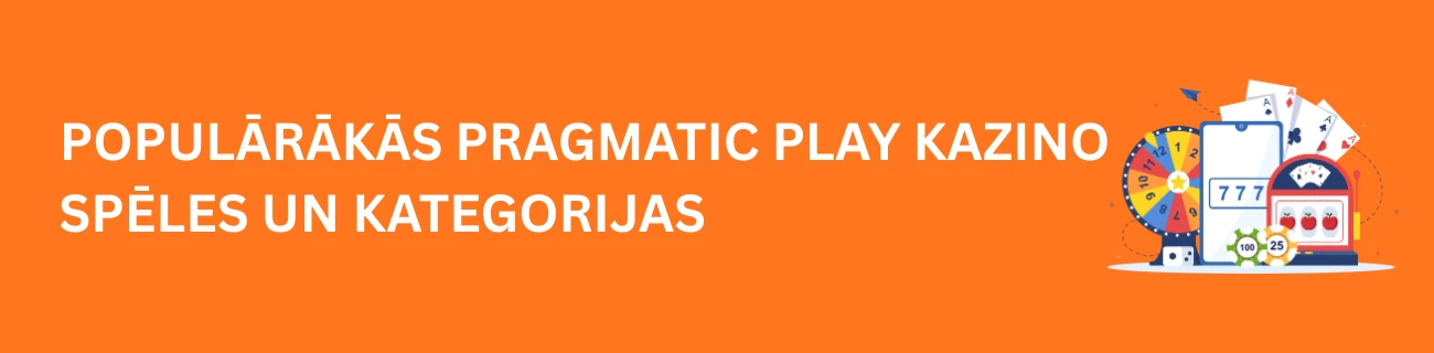 Populārākās Pragmatic Play Kazino Spēles un Kategorijas