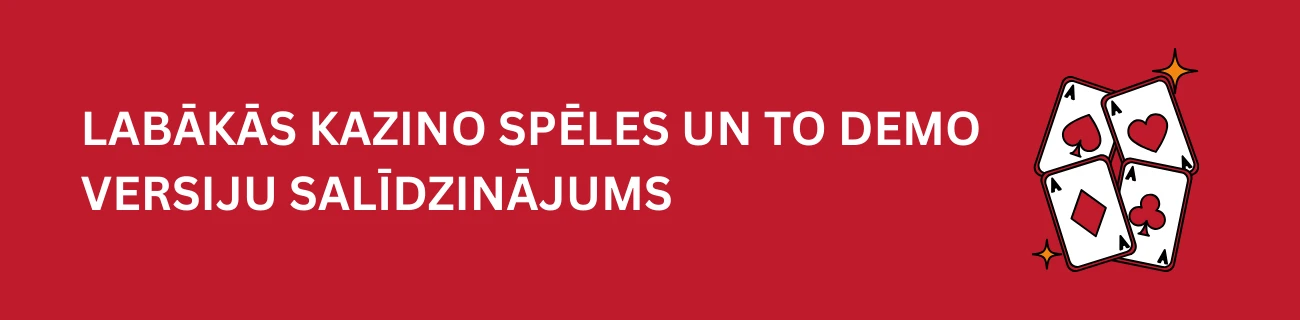 Labākās Kazino Spēles un To Demo Versiju Salīdzinājums