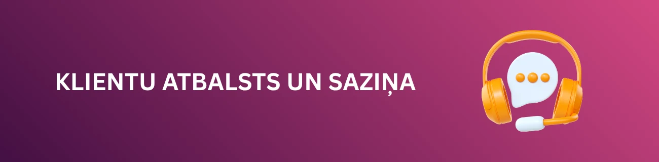 Klientu atbalsts un saziņa